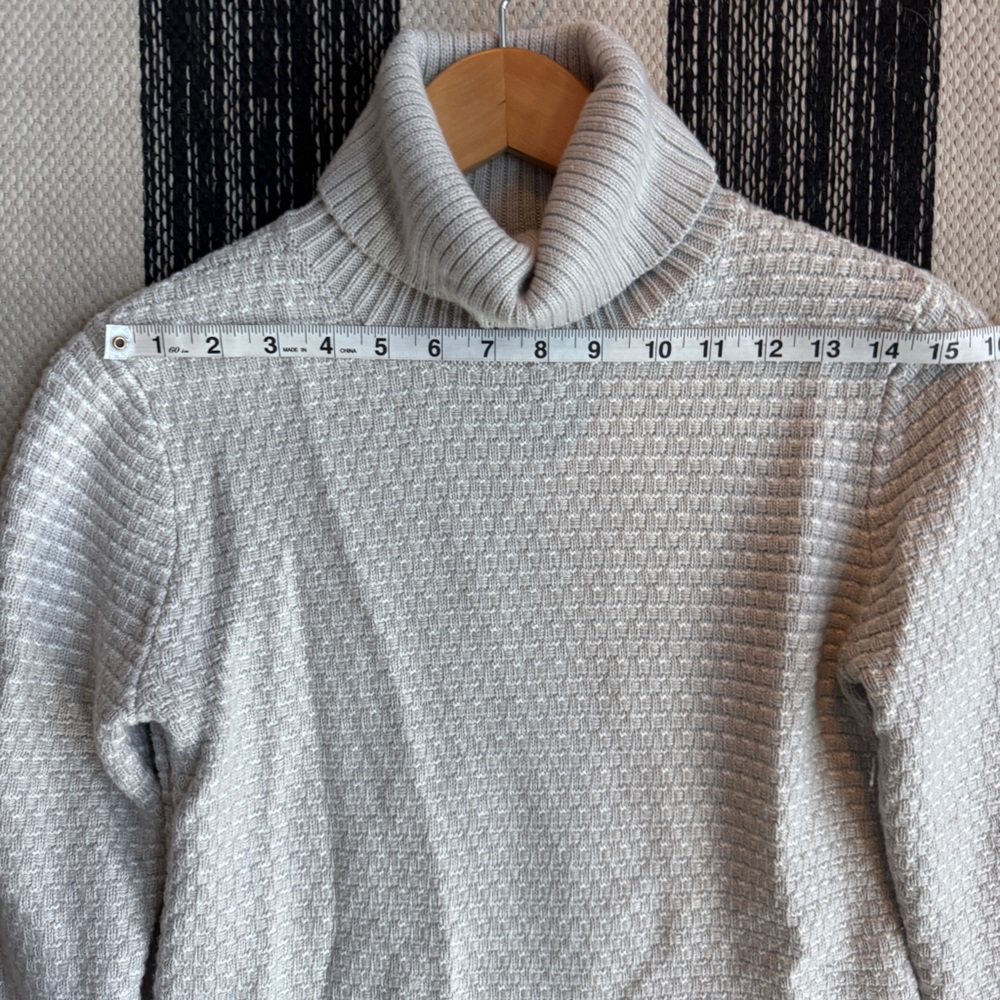 J.Crew Sweater Women's Great Long Sleeve Turtleneck Knit Sweater Size S - Picture 5 of 9